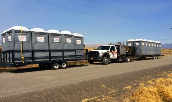 Trailer Toilet with Sink